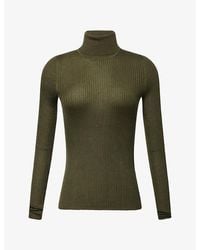 Gabriela Hearst - Peppe Turtleneck Knit Cashmere Silk Top - Lyst