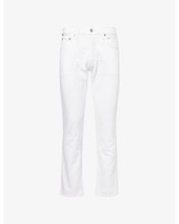 Citizens of Humanity - Elijah Straight Light-Wash Denim Jeans - Lyst