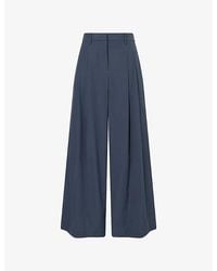 Twp - Next Didi Wide-Leg Cotton Trousers - Lyst