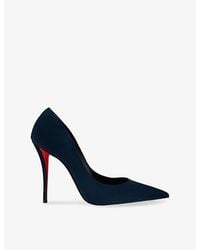 Christian Louboutin - Miss Z 100 Suede Pumps - Lyst