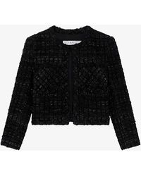 IRO - Giovani Patch-pocket Tweed Jacket - Lyst