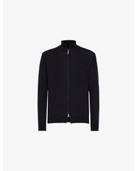 BOGGI - Full-Zip Merino Wool Jumper - Lyst