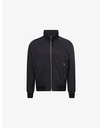 Tom Ford - Techno Stand-Collar Shell Bomber Jacket - Lyst