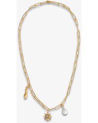Missoma - Harris Reed X Recycled 18ct Yellow Gold-plated Brass Pearl - Lyst