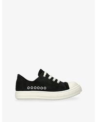 Rick Owens - Low Suede Trainers - Lyst