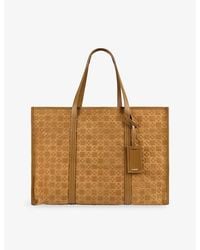 Sandro - Square Cross Leather Shopping Bag - Lyst