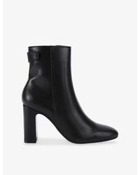 KG by Kurt Geiger - Trix Faux-Leather Heeled Ankle Boots - Lyst