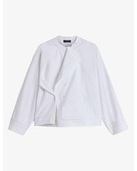 Soeur - Lorraine Wrap-Front Cotton Shirt - Lyst