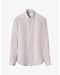 Eton - Garment-Washed Casual-Fit Linen Shirt - Lyst