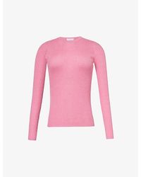 Gabriela Hearst - Browning Slim-fit Cashmere And Silk-blend Knitted Top - Lyst