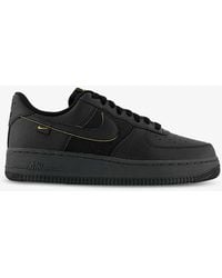 Nike - Air Force 1 '07 Logo-embellished Leather Low-top Trainers - Lyst
