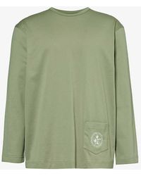 Sunspel - X Nigel Cabourn Patch-pocket Cotton-jersey T-shirt Xx - Lyst