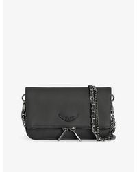 Zadig & Voltaire - Rock Nano Leather Clutch Bag - Lyst