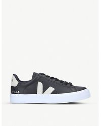 Veja - Campo Chromefree Leather Low-top Trainers - Lyst