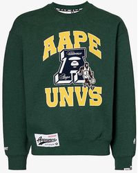 Aape - Brand-patch Graphic-print Cotton-blend Sweatshirt - Lyst