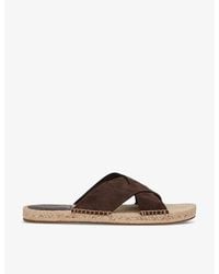 ZEGNA - Crossover Suede Espadrilles - Lyst