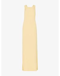 Whistles - Sleeveless Tie-Back Stretch-Woven Maxi Dress - Lyst