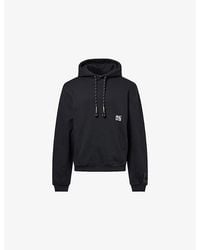 Reese Cooper - Stack Logo Cotton-Fleece Hoody - Lyst