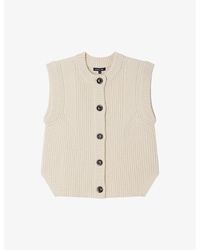Soeur - Amore Round-neck Sleeveless Knitted Cardigan - Lyst