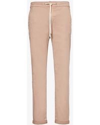 PAIGE - Fraser Elasticated-waist Tapered-leg Stretch-woven Trousers - Lyst