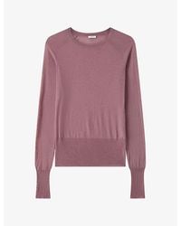 JOSEPH - Geras Round-Neck Regular-Fit Cashmere Jumper - Lyst