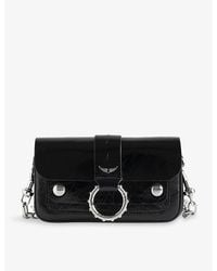 Zadig & Voltaire - Kate Patent-Leather Wallet Bag - Lyst