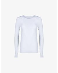 Sweaty Betty - Athlete Seamless Long-Sleeve Stretch-Woven Top - Lyst
