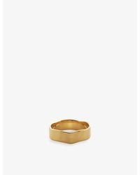Monica Vinader - Mv Siren Muse 18Ct Vermeil Ring - Lyst