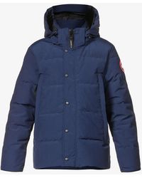 Canada Goose Synthetic Wyndham Hooded Parka in Atlantic Navy (Blue) for Men  - Save 15% | Lyst