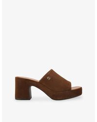 Carvela Kurt Geiger - Letizia Suede Heeled Mules - Lyst