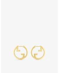 Gucci - Blondie Interlocking-g Gold-toned Metal Earrings - Lyst