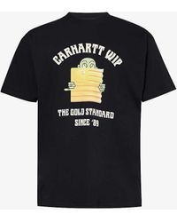 Carhartt - Gold Graphic-print Organic-cotton T-shirt X - Lyst