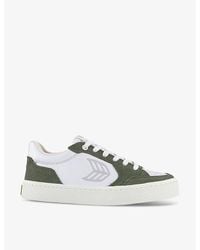 CARIUMA - Valley Branded Leather And Suede Low-Top Trainers - Lyst