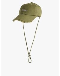 Jacquemus - La Casquette Artichaut Logo-Plaque Cotton-Twill Cap - Lyst