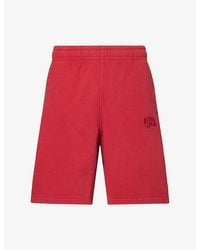 BBCICECREAM - Washed Arch Logo Cotton Shorts - Lyst