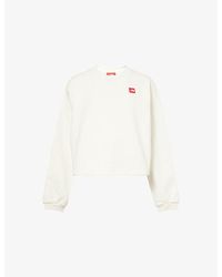 The North Face - Box Round-Neck Cotton-Blend Sweatshirt - Lyst