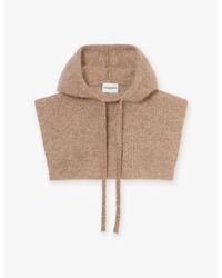 Claudie Pierlot - Ribbed Wool-Blend Balaclava - Lyst