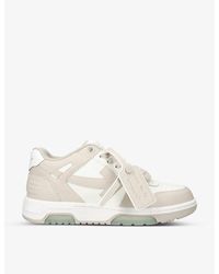 Off-White c/o Virgil Abloh - Off- Leather Out Of Office Sneakers - Lyst