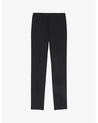 Sandro - Berkeley Slim-Fit Tapered Wool Trousers - Lyst