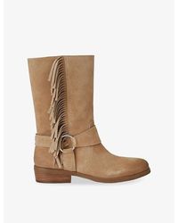 KG by Kurt Geiger - Trist Suede Boots - Lyst