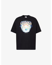 CASABLANCA - Oversized Casa Sunset Cotton T-Shirt - Lyst