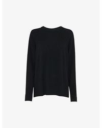 Whistles - Ultimate Crew-Neck Relaxed-Fit Cashmere Jumper - Lyst