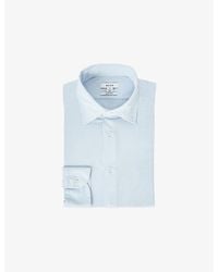 Reiss - Voyager Long-Sleeved Stretch-Woven Shirt - Lyst