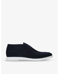 Eleventy - Slip-on Suede Ankle Boots - Lyst