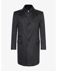 Corneliani - Single-Breasted Cashmere Coat - Lyst