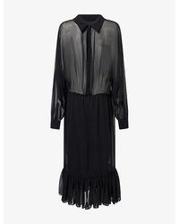 Jacquemus - La Robe Siroco Sheer-Crepe Midi Dress - Lyst