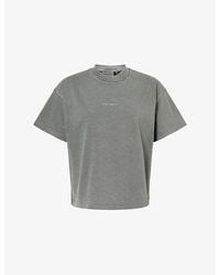 Carhartt - Benton Logo-Embroidered Cotton T-Shirt - Lyst