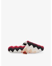 Missoni - Best Zigzag-Pattern Cotton-Terry Slippers - Lyst