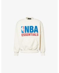 Fear Of God - Fog X Essentials X Nba Sports Crewneck Cotton-Blend Sweatshirt - Lyst