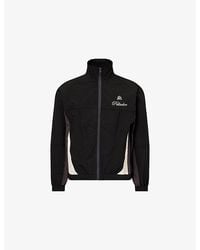 Pellador - Embroidered-Logo Panelled Shell Track Jacket - Lyst